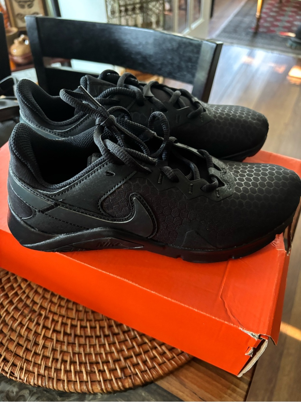 Nike women’s All-Black Athletic Training Shoes
